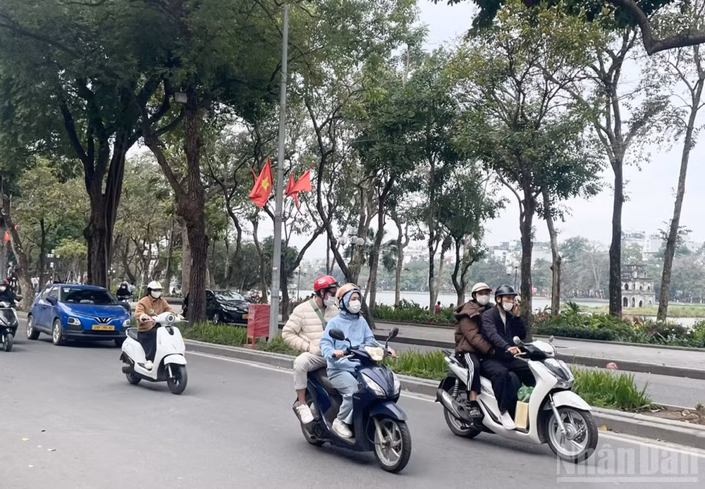 Dự báo khu vực Hà Nội đêm nay trời chuyển rét. (Ảnh minh họa: Đ.T)