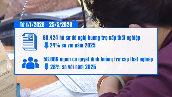 [Video] TP Hồ Chí Minh: Hồ sơ hưởng trợ cấp thất nghiệp giảm hơn 24% trong 5 tháng đầu năm