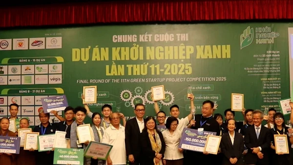 [Video] Chung kết toàn quốc Cuộc thi Dự án Khởi nghiệp Xanh lần thứ 11