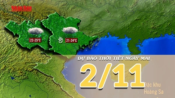 [Video] Dự báo thời tiết đêm nay và ngày mai 2/11/2025: Không khí lạnh tăng cường