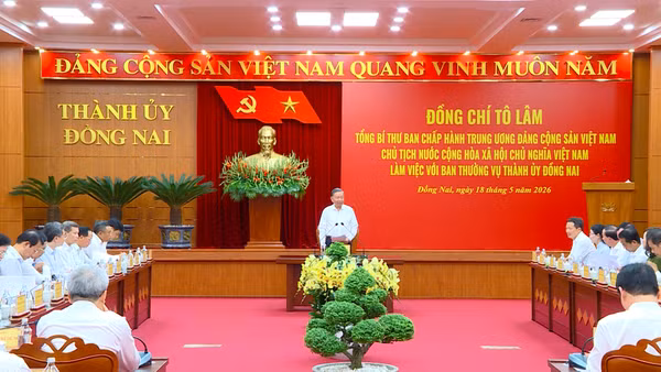 [Video] Tổng Bí thư, Chủ tịch nước Tô Lâm làm việc tại Đồng Nai