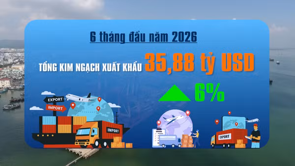 [Video] Xuất khẩu nông, lâm, thủy sản 6 tháng đầu năm đạt gần 35,9 tỷ USD