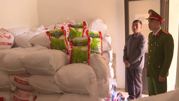 [Video] Khởi tố đối tượng buôn, bán gạo giả nhãn hiệu