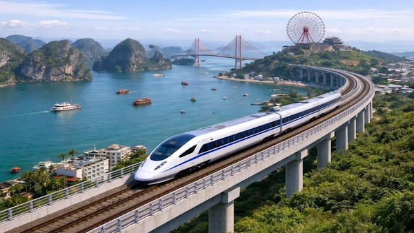 [Video] Dự kiến khởi công tuyến đường sắt tốc độ cao Hà Nội - Quảng Ninh ngày 12/4