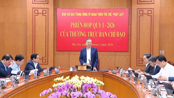 [Video] Tổng Bí thư Tô Lâm: Từ “pháp luật tốt trong văn bản” sang “pháp luật tốt trong cuộc sống”