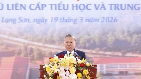 [Video] Tổng Bí thư Tô Lâm: Trường nội trú phải thực sự trở thành “ngôi nhà thứ hai” của học sinh khu vực biên giới