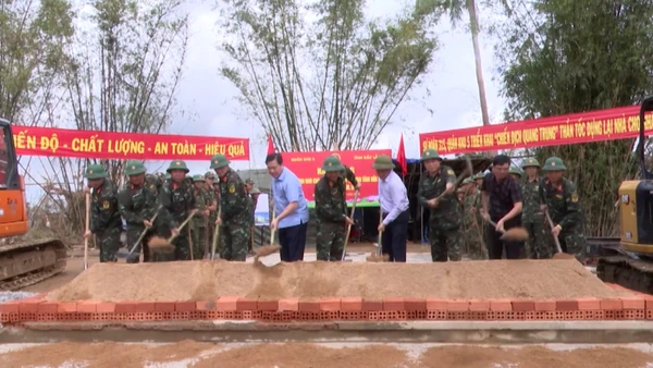 [Video] Đắk Lắk khởi công xây nhà cho người dân vùng lũ