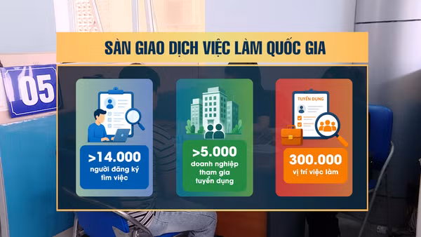 [Video] Hơn 14.000 người đăng ký tìm việc trên Sàn giao dịch việc làm quốc gia 