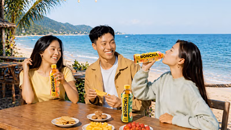 Thức uống thanh mát đồng hành cùng những chuyến đi.