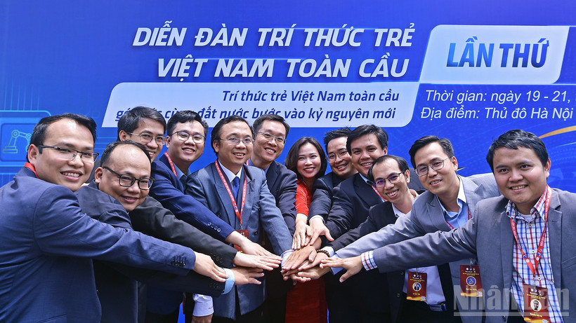 Các đại biểu dự Diễn đàn Trí thức trẻ Việt Nam toàn cầu lần thứ 6, năm 2025.