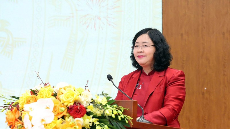 Đồng chí Bùi Thị Minh Hoài ứng cử tại đơn vị bầu cử số 5, tỉnh Phú Thọ.