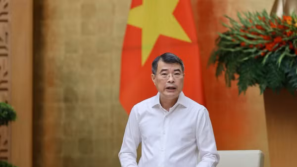 Thủ tướng Chính phủ Lê Minh Hưng chủ trì Phiên họp Chính phủ chuyên đề về xây dựng pháp luật. (Ảnh: VGP/Nhật Bắc)