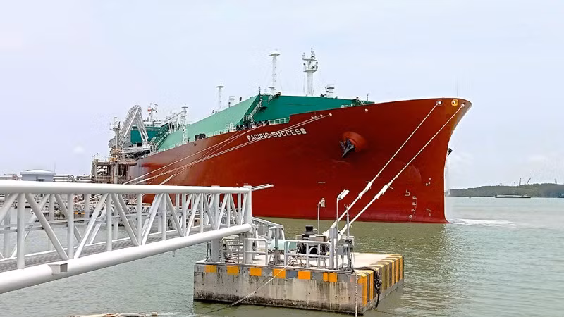 PV GAS đã tiếp nhận tàu PACIFIC SUCCESS với hơn 71.000 tấn LNG nhập khẩu từ Australia.