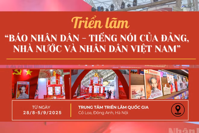 [Infographic] Khu trưng bày của Báo Nhân Dân tại Triển lãm Thành tựu đất nước