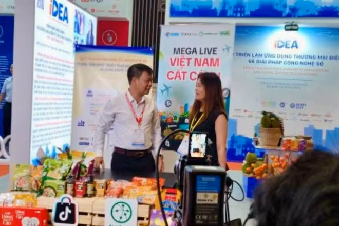 Các phiên MegaLive “Việt Nam cất cánh” góp phần lan tỏa thương hiệu Việt trên nền tảng thương mại điện tử. (Ảnh: BTC)