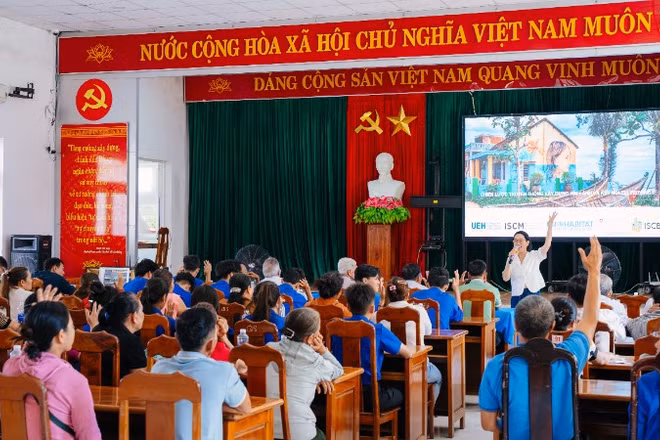 Tổ chức tham vấn cộng đồng về quy hoạch Tam Thanh. (Ảnh: Dự án ISCB)