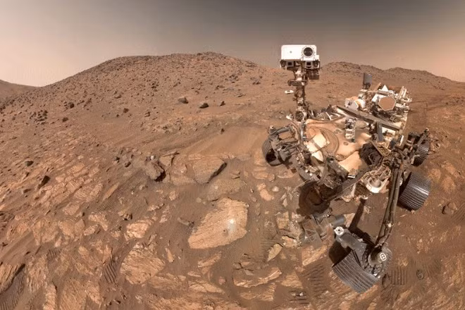 Xe tự hành Perseverance của NASA hoàn thành chặng di chuyển đầu tiên do AI tạo lập kế hoạch trên Sao Hỏa. (Ảnh: NASA)