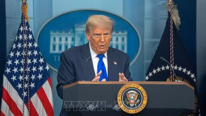 Tổng thống D. Trump. (Ảnh: THX/TTXVN)