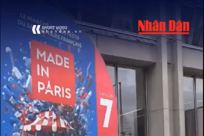[Video] Không gian Việt Nam hút khách quốc tế tại Hội chợ Paris 2026