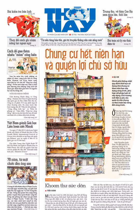 BÁO THỜI NAY SỐ 1742