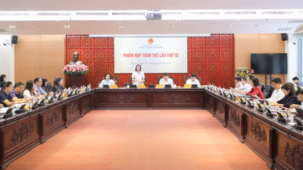 Toàn cảnh phiên họp. (Ảnh: CTV)