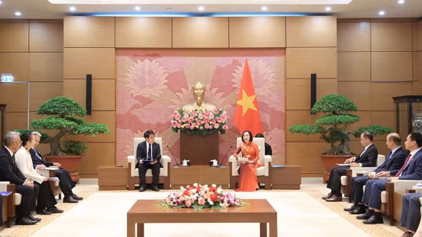 Toàn cảnh buổi tiếp. (Ảnh: CTV)