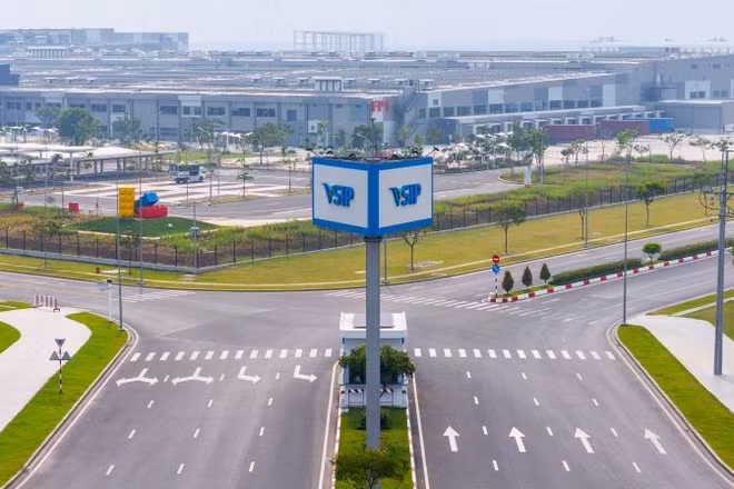 Một góc Khu công nghiệp Việt Nam-Singapore III (VSIP III) tại Thành phố Hồ Chí Minh. 