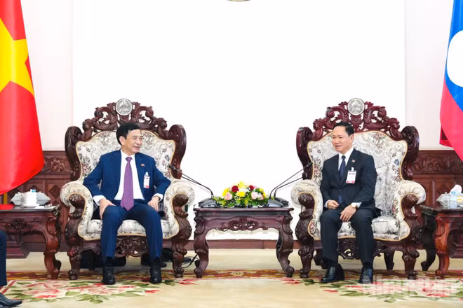 Quang cảnh hội kiến. (Ảnh: Cộng tác viên)