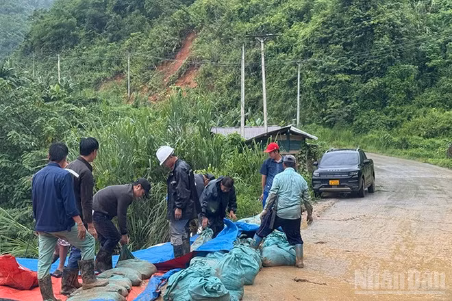 Lào xác định phát triển cơ sở hạ tầng tại khu vực nông thôn là một trong những công tác trọng tâm trong Chương trình quốc gia về phát triển nông thôn và giảm nghèo giai đoạn 2027-2030. (Ảnh: TRỊNH DŨNG)