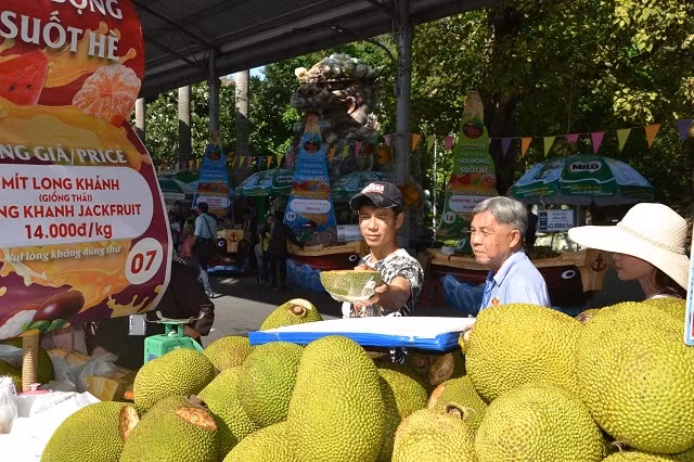 Lễ hội giới thiệu nhiều loại trái cây ngon vùng đất Nam bộ.