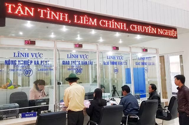 Thủ tục hành chính được phân theo lĩnh vực.