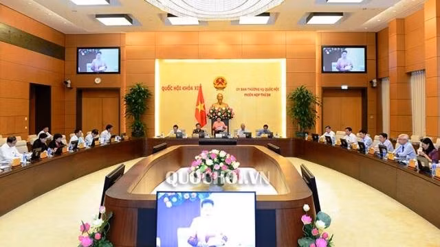 Ủy ban Thường vụ Quốc hội khai mạc Phiên họp thứ 26. Ảnh: quochoi.vn