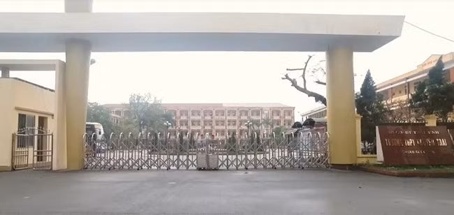Trường THPT Nguyễn Trãi (huyện Vũ Thư, Thái Bình), nơi xảy ra nhiều sai phạm về quản lý tài chính.