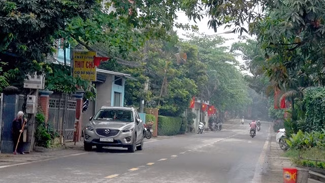 Khu vực tổ 7, phường Tân Hà, TP Tuyên Quang, nơi gia đình hai cháu bé cư trú.