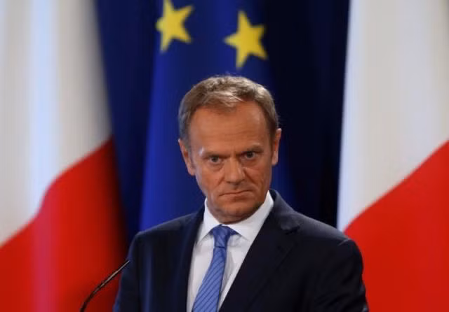 Chủ tịch Hội đồng châu Âu Donald Tusk. (Ảnh: Reuters)