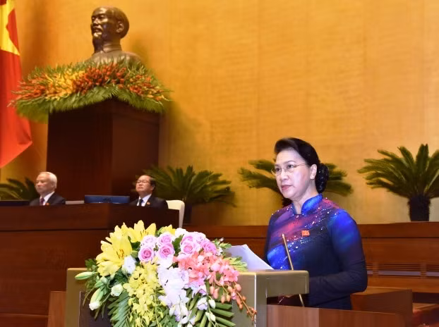 Phát biểu khai mạc Kỳ họp thứ 6, Quốc hội khóa XIV của Chủ tịch Quốc hội Nguyễn Thị Kim Ngân