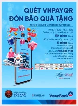 Quét VNPAYQR, đón bão quà tặng