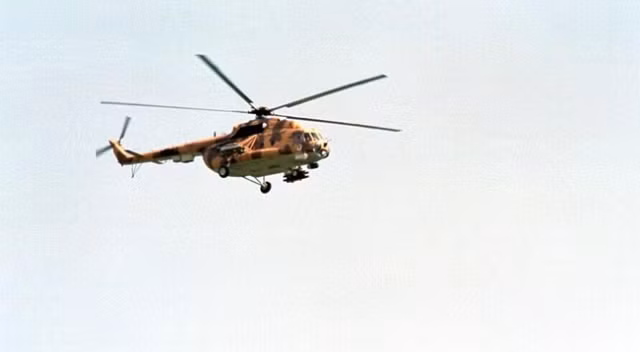 Trực thăng quân sự Mi-17. (Ảnh: iz.ru)