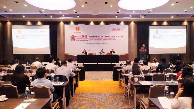 Quang cảnh Diễn đàn Công nghiệp hỗ trợ Việt Nam năm 2019.
