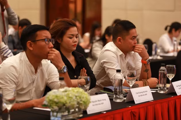Các đầu bếp tham gia lễ hội.