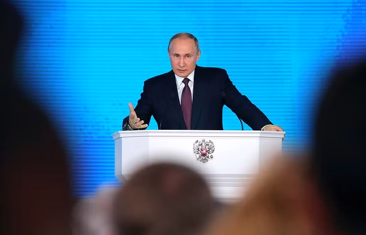 Tổng thống Nga Vladimir Putin đọc Thông điệp liên bang năm 2018
