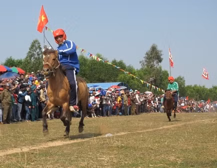 Tưng bừng ngày hội đua ngựa Gò Thì Thùng
