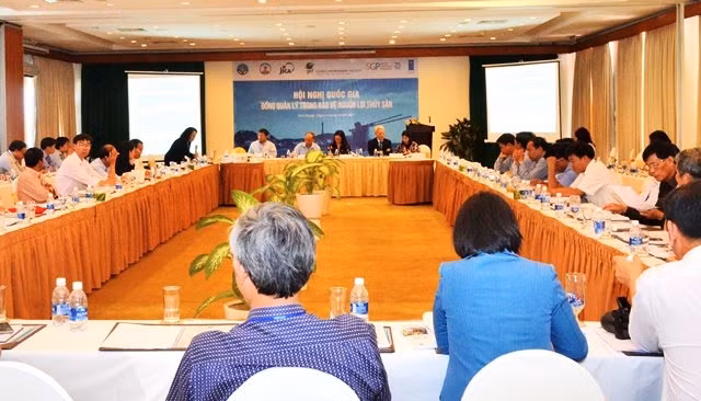 Hội nghị Quốc gia về đồng quản lý trong bảo vệ nguồn lợi thủy sản được tổ chức tại TP Phan Thiết, Bình Thuận.