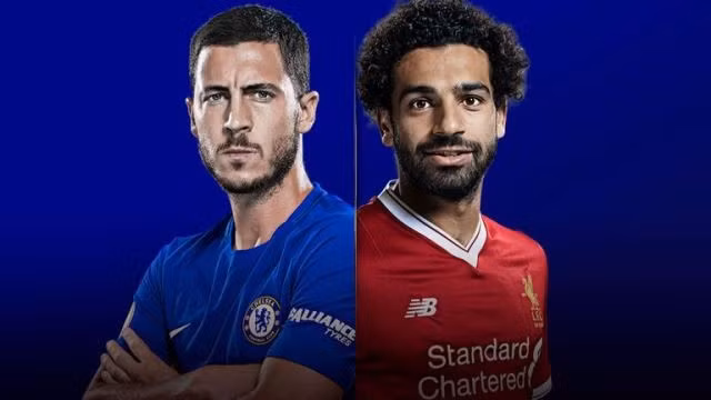 Hai cầu thủ xuất sắc nhất của Chelsea (Hazard, trái) và M. Salah (Liverpool) sẽ so tài trên sân Stamford Bridge chủ nhật này.