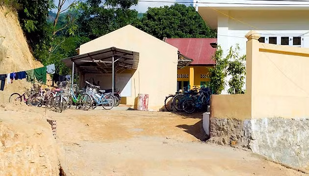 Hiện trường vụ tai nạn.