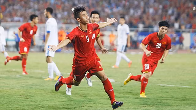 Các cầu thủ U23 chơi bóng tự tin, giành chiến thắng trước nhiều đối thủ mạnh. Ảnh: LÊ MINH