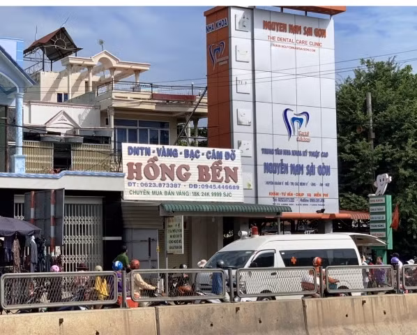 Tiệm vàng Hồng Bền, nơi xảy ra vụ mất trộm 200 lượng vàng.