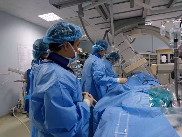 Bệnh nhân được điều trị bằng phương pháp mới.