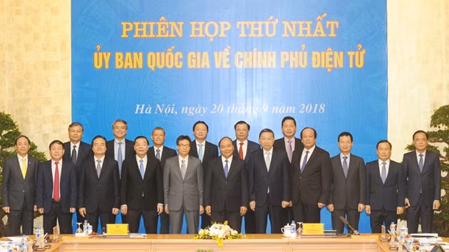 Phiên họp của Ủy ban Quốc gia về Chính phủ điện tử.