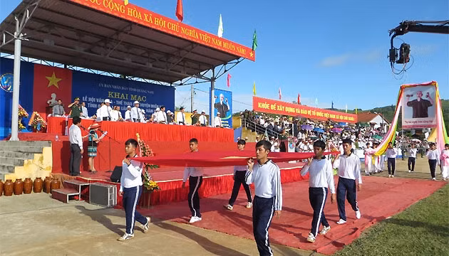 Khai mạc Lễ hội Văn hóa - Thể thao miền núi Quảng Nam